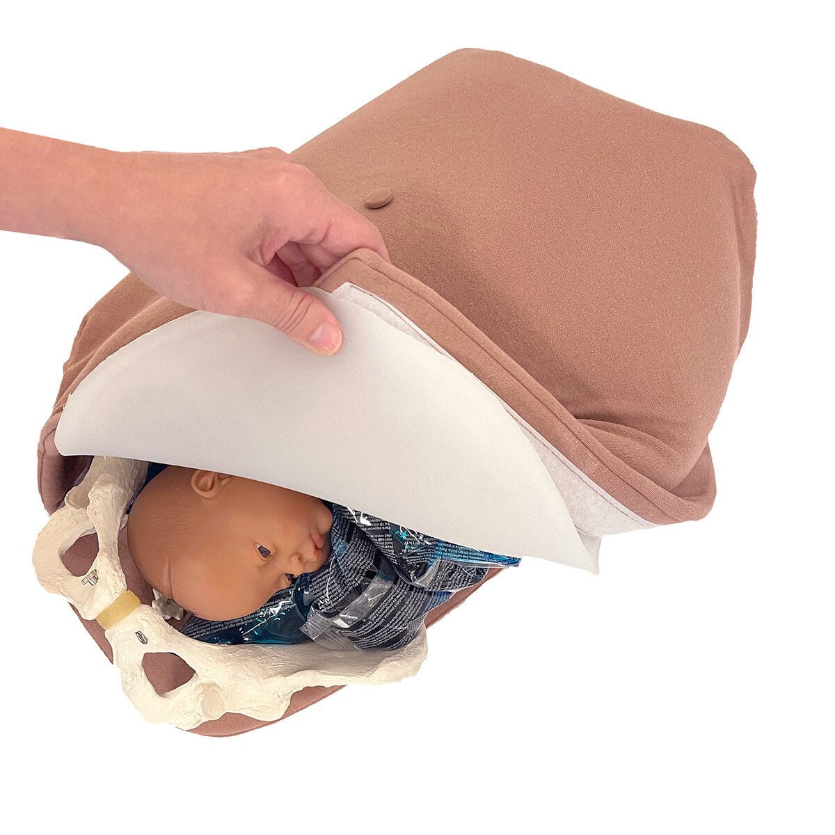 Abdominal Palpation Model Set for Leopold's Maneuvers w/ Case & 12 Gel Packs-Teaching Aids-Birth Supplies Canada