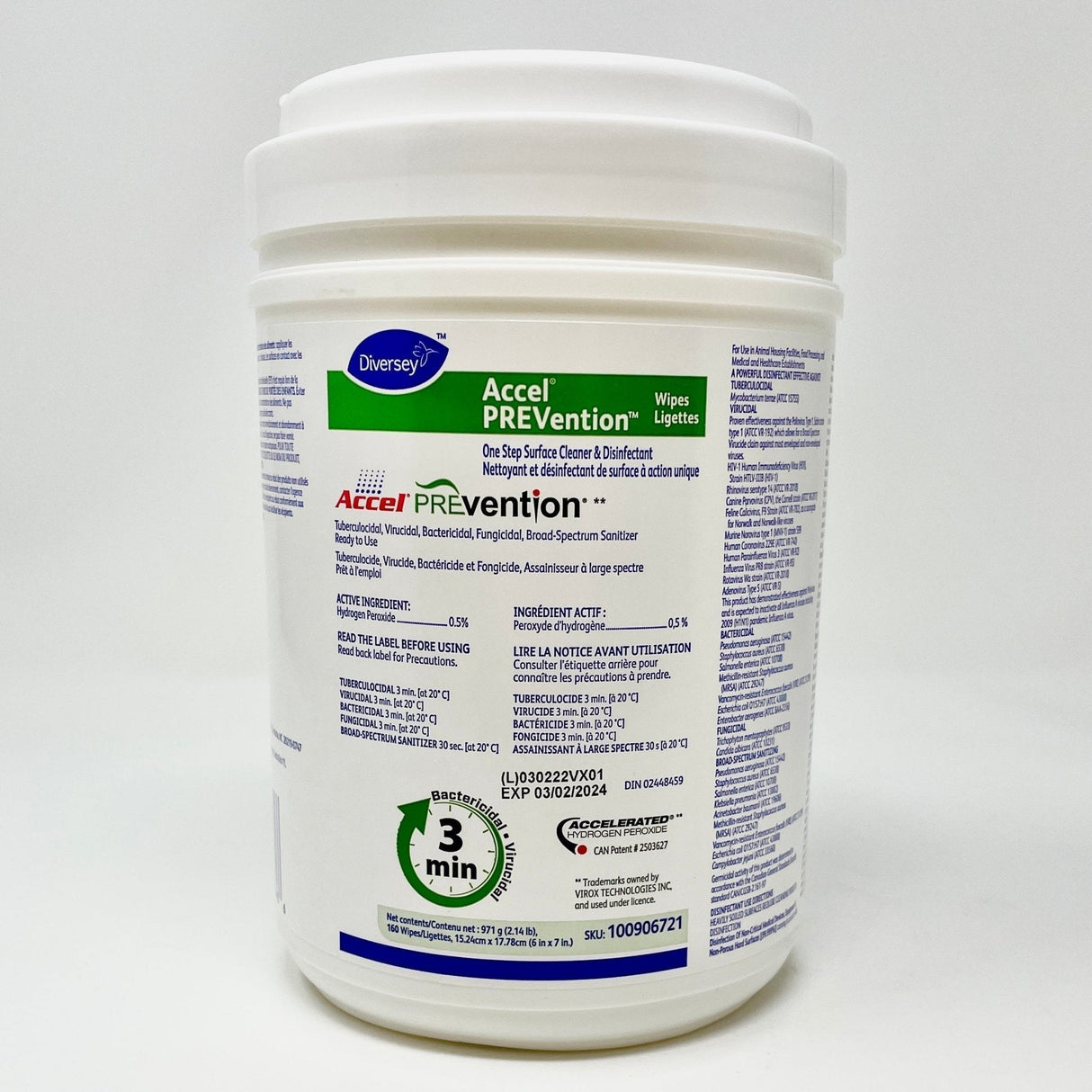 Accel PREVention Disinfectant Wipes-Medical Supplies-Birth Supplies Canada