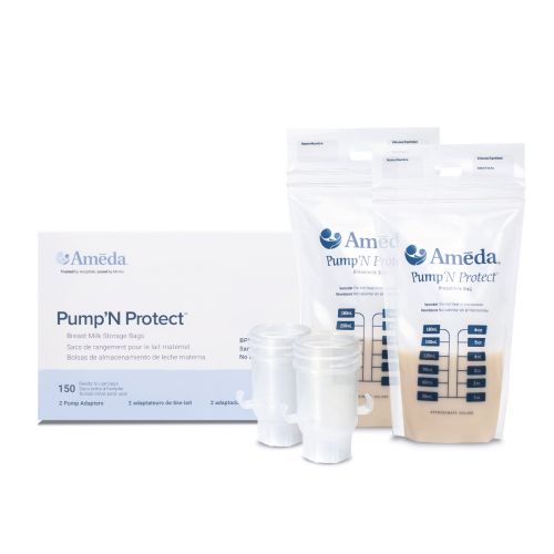 Ameda Pump ‘N Protect® Milk Storage Bags-Lactation Aids-Birth Supplies Canada