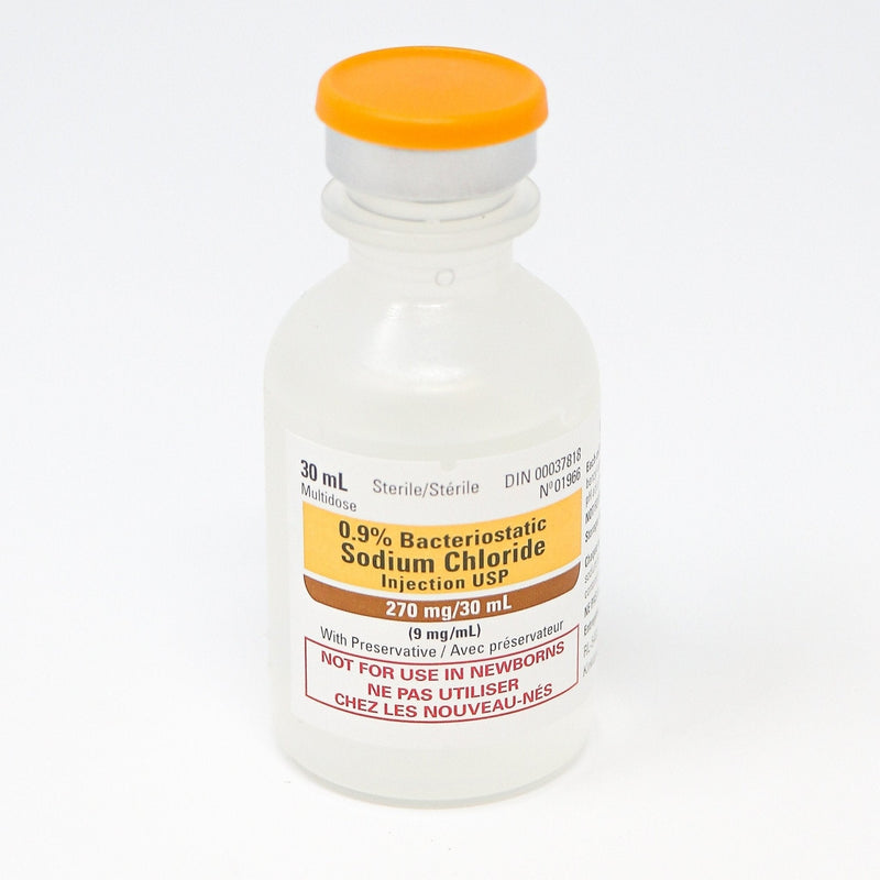 Bacteriostatic Sodium Chloride | Hospira-IV Solutions-Birth Supplies Canada
