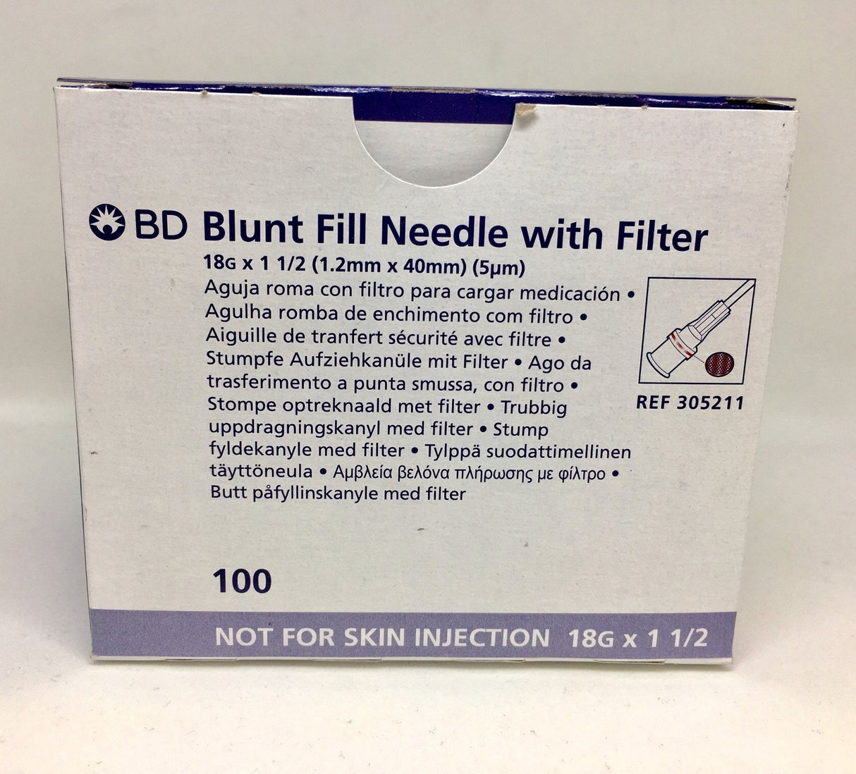 Blunt Filter Needles | Safety Ampoule Medication Prep | BD-IV Supplies-Birth Supplies Canada