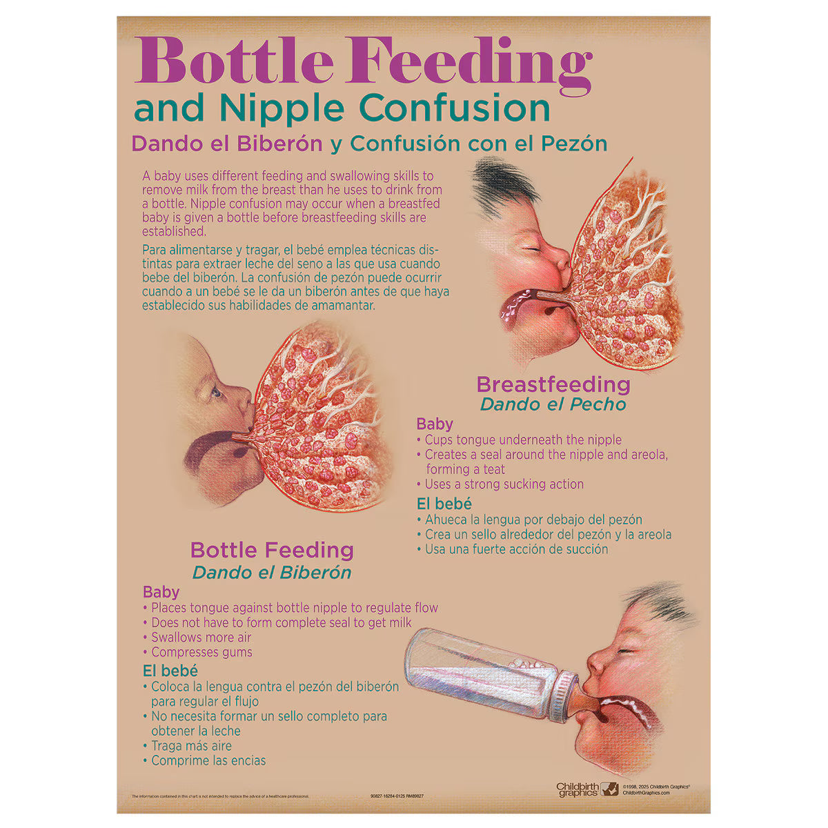 Breastfeeding Chart Set (8)-Teaching Aids-Birth Supplies Canada