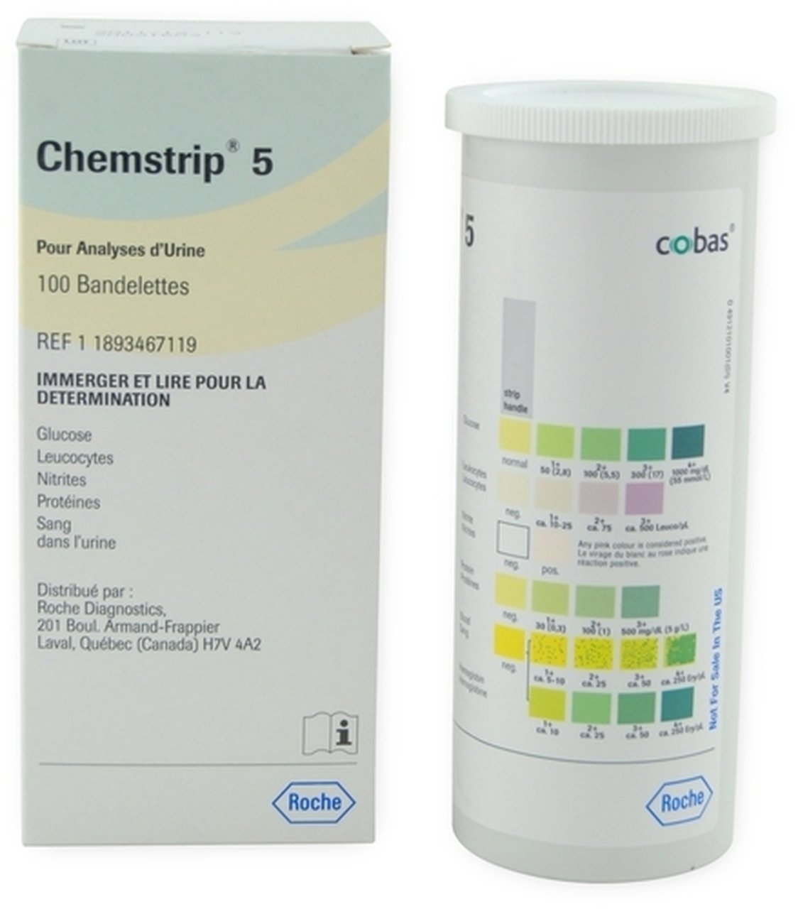Chemstrip 5 Urine Test Strips-Diagnostics-Birth Supplies Canada