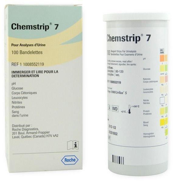 Chemstrip 7 Urine Test Strips-Diagnostics-Birth Supplies Canada