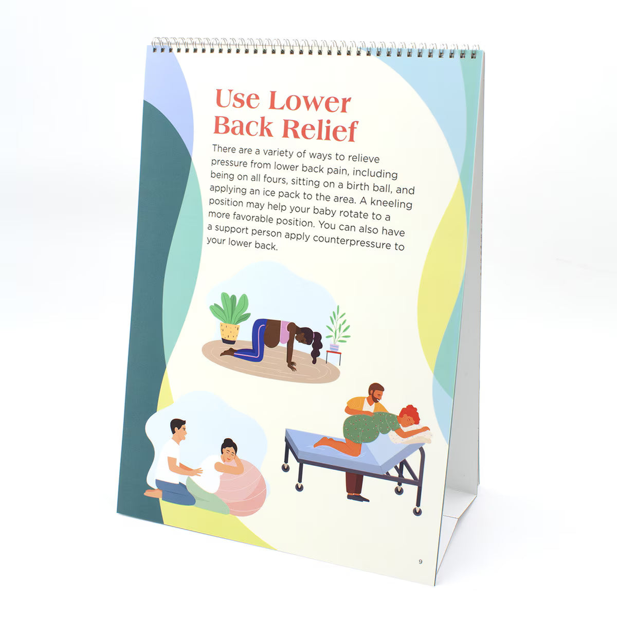 Comfort Positions For Labor and Birth Flip Chart-Teaching Aids-Birth Supplies Canada