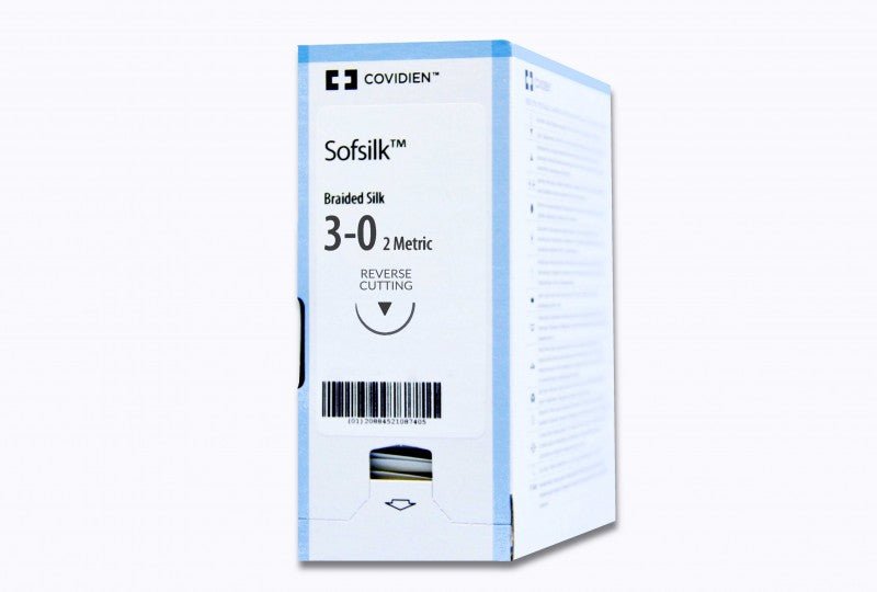 Covidien Sofsilk Black Braided Sutures | Non-Absorbable-Medical Devices-Birth Supplies Canada