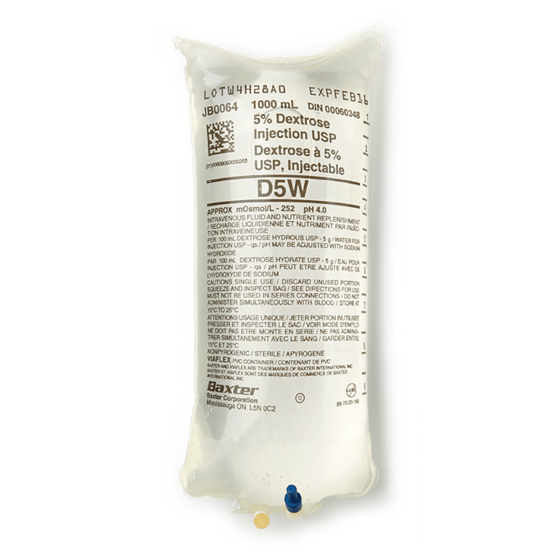 Dextrose 5% Solution | BAXTER-IV Solutions-Birth Supplies Canada