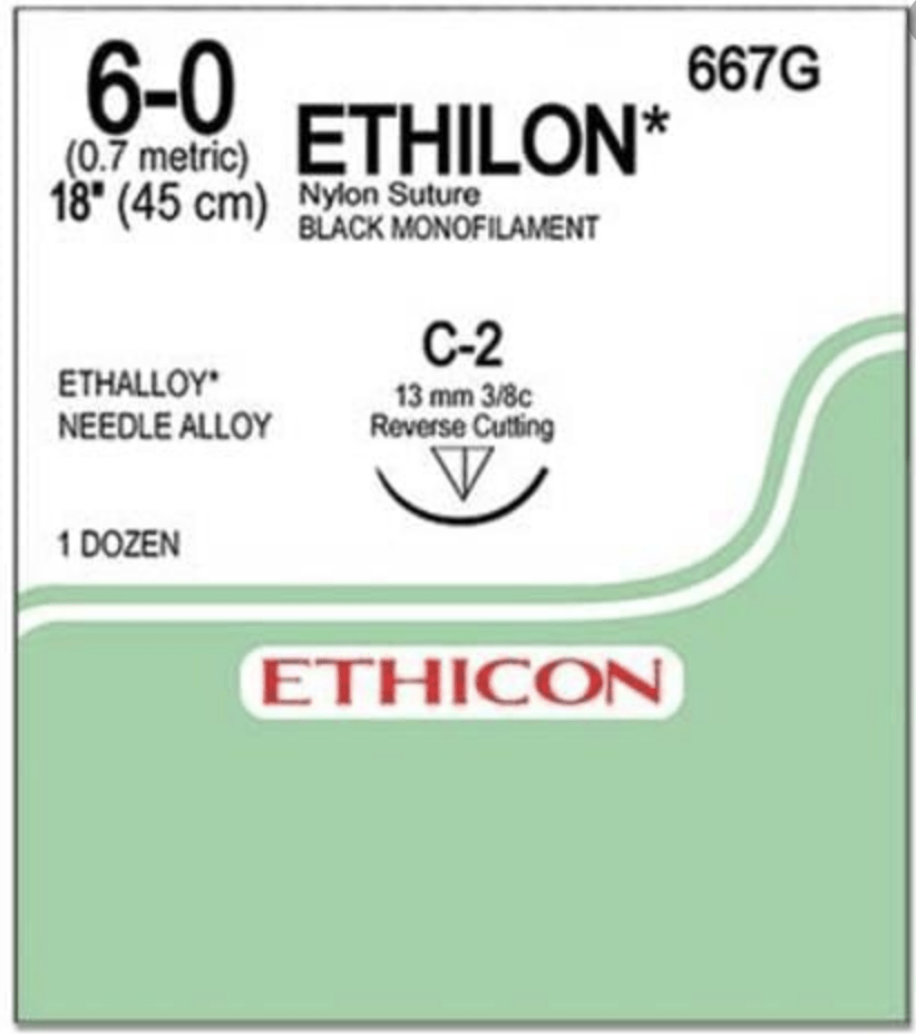 Ethicon Nylon Suture | Non-Absorbable-Suture Supplies-Birth Supplies Canada