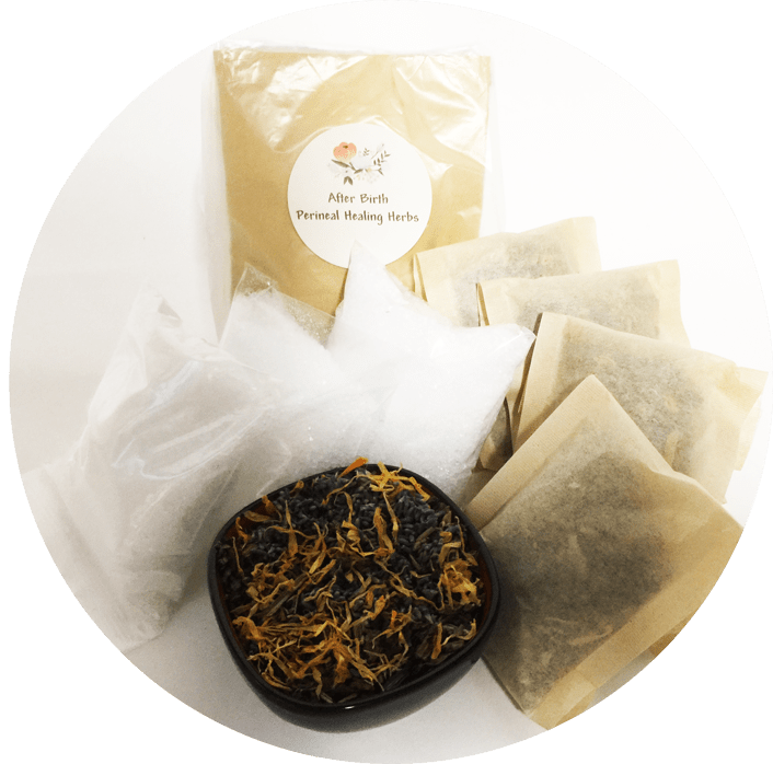 Herbal Bath Blend – Sitz Bath & Soaking Herbs-Postpartum-Birth Supplies Canada
