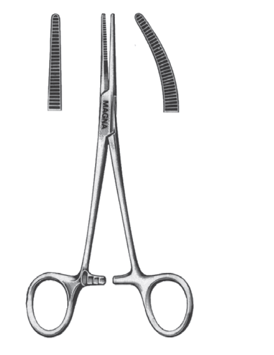 Kelly Forceps 5.5" Curved | Reusable-Instruments-Birth Supplies Canada