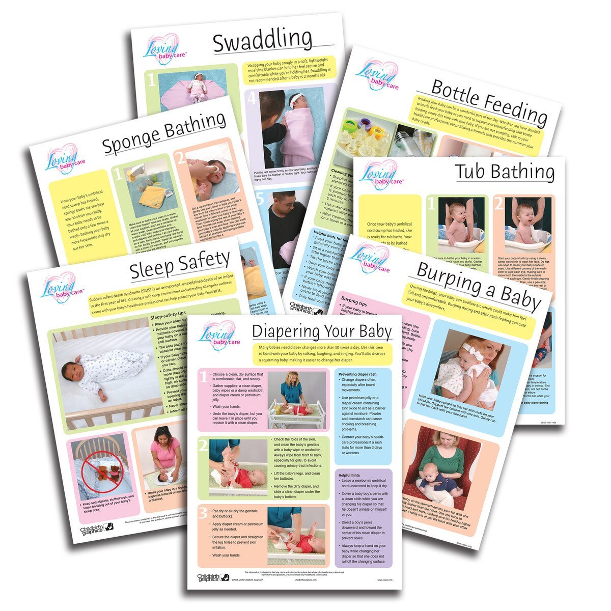 Loving Baby Care™ Tear Pad Set (7)-Birth Supplies Canada