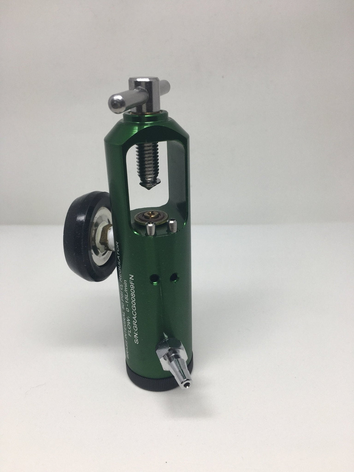 Oxygen Regulator ~ Adjustable Brass/Aluminum-Airways-Birth Supplies Canada