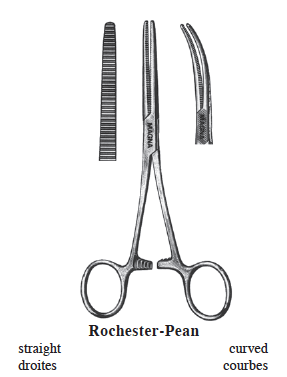 Rochester-Pean Forceps 5.5" Curved | Reusable-Medical Instruments-Birth Supplies Canada