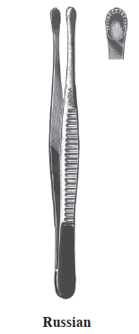 Russian Tissue Forceps, 6" | Reusable-Medical Instruments-Birth Supplies Canada