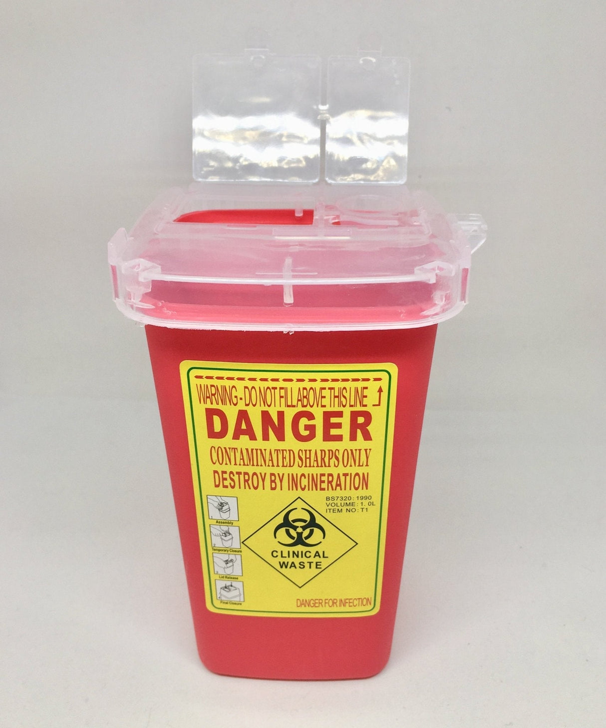 Sharps Collection Containers ~ Various Sizes-Clinic Supplies-Birth Supplies Canada