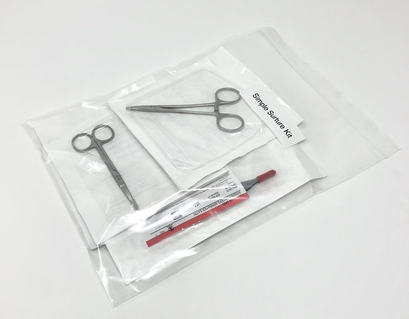 Simple Suture Kit ~ STERILE-Instruments-Birth Supplies Canada