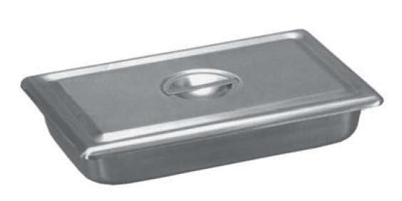 Stainless Steel Instrument tray with Lid-Autoclave-Birth Supplies Canada