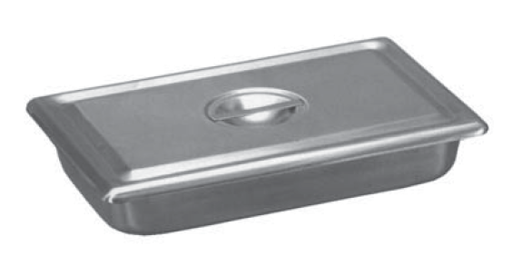 Stainless Steel Instrument tray with Lid-Non-Medical Supplies-Birth Supplies Canada