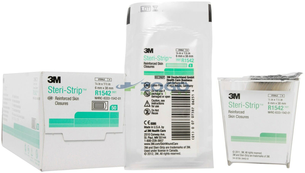 Steri-Strip™ Adhesive Skin Closures, Sterile-Medical Supplies-Birth Supplies Canada