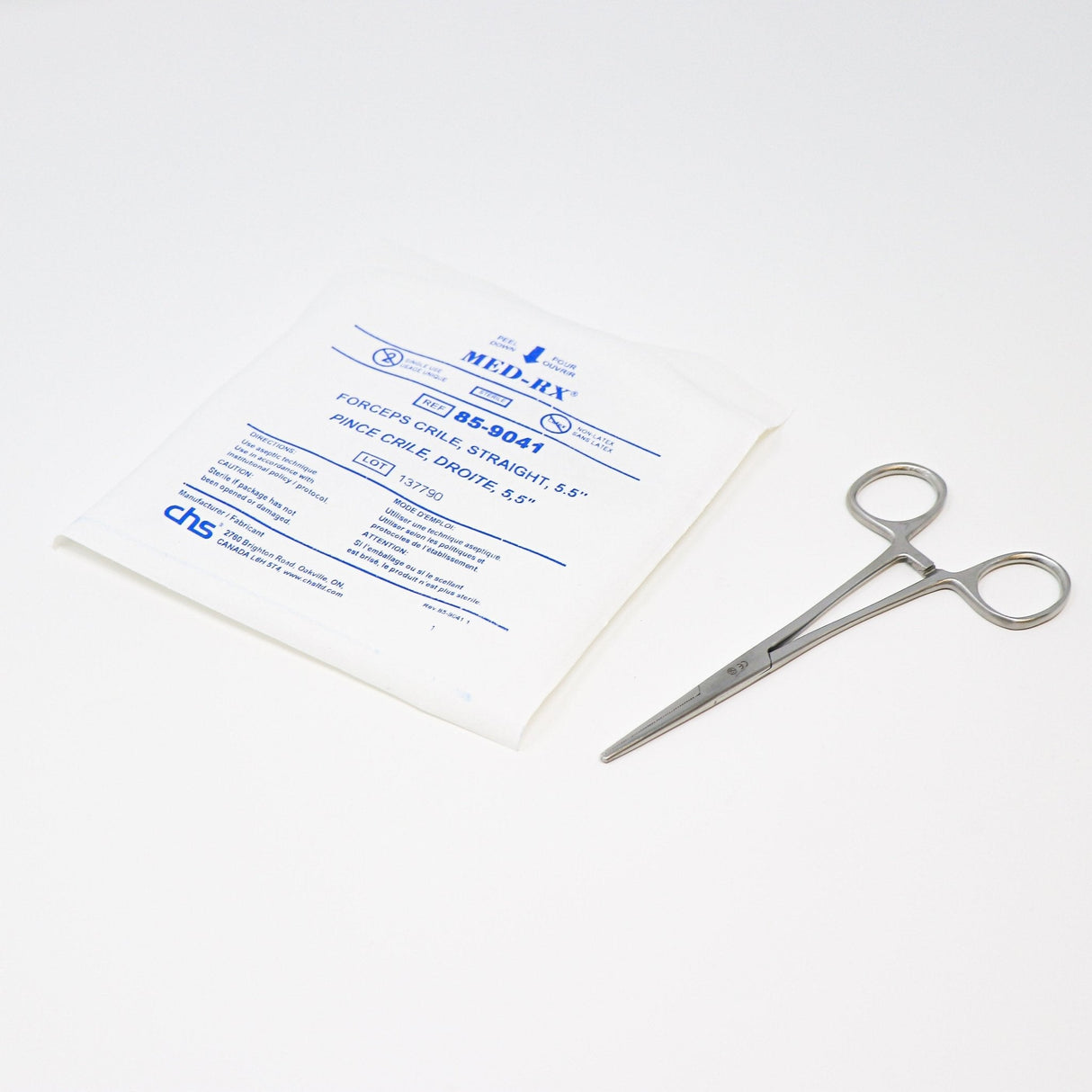 Sterile Crile Forceps (5.25 Inch) | Curved, Disposable-Medical Instruments-Birth Supplies Canada