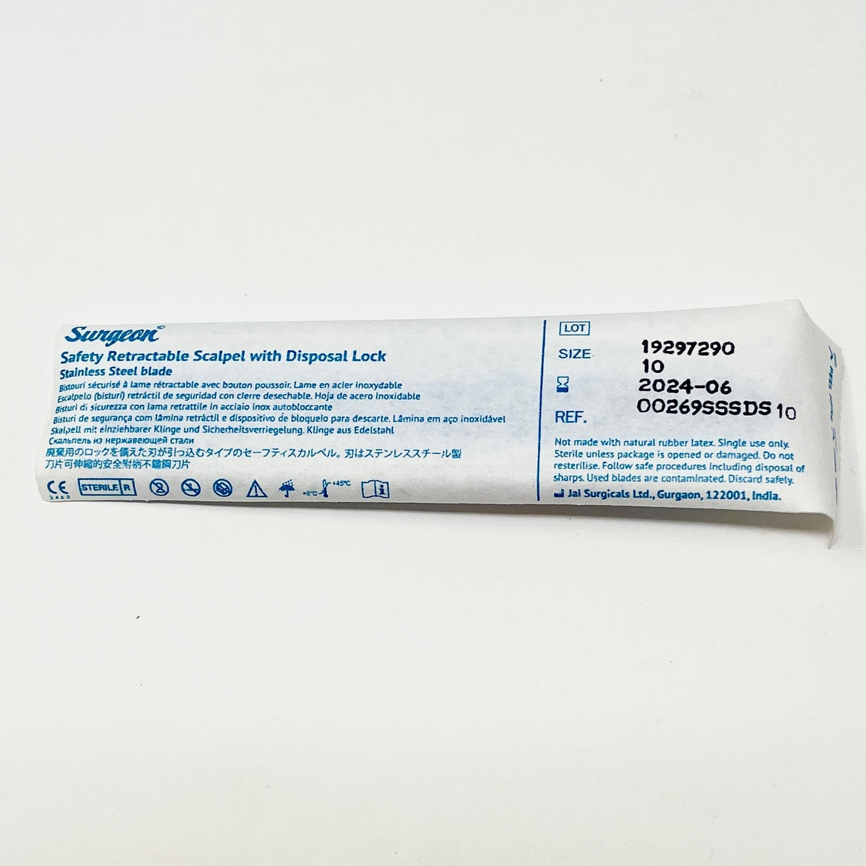 Sterile Disposable Safety Scalpels | Single-Use-Medical Instruments-Birth Supplies Canada