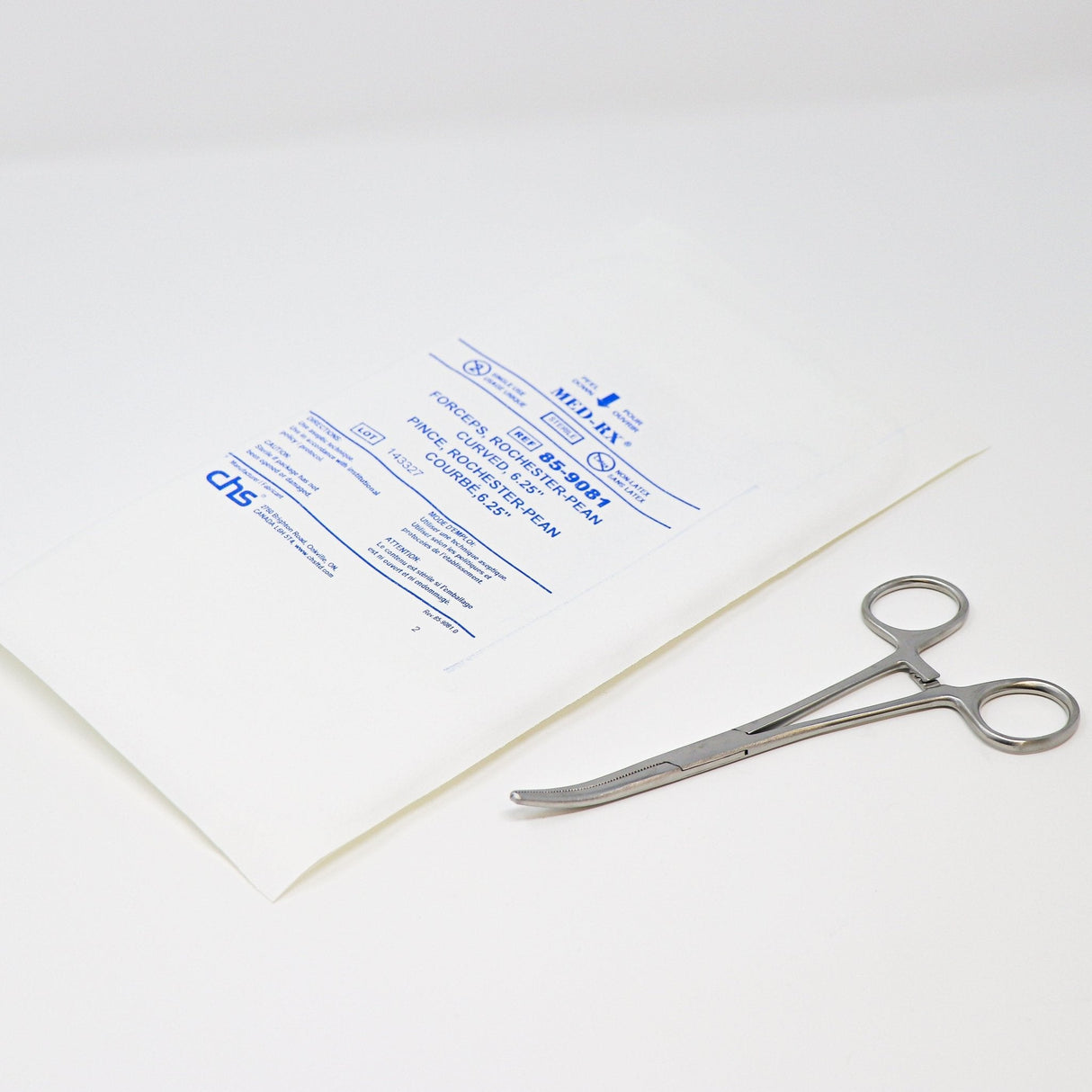 Sterile Rochester-Pean Forceps (6.25" Curved)-Medical Instruments-Birth Supplies Canada