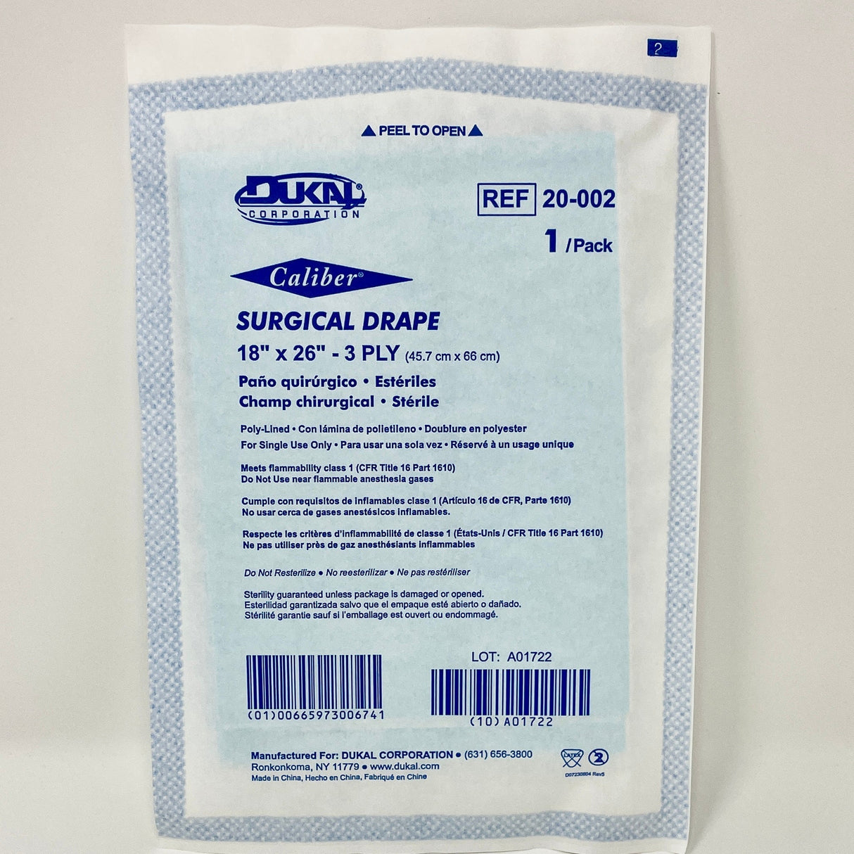 Surgical Drape (18" x 26") | Sterile Field Barrier-Paper Products-Birth Supplies Canada