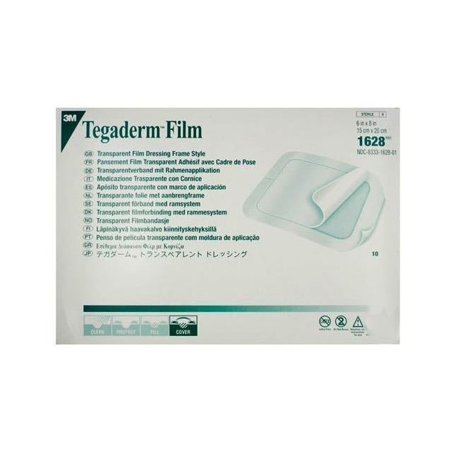 Tegaderm™ Transparent Film Dressing | 4" x 10" | 3M-Gauze & Bandages-Birth Supplies Canada