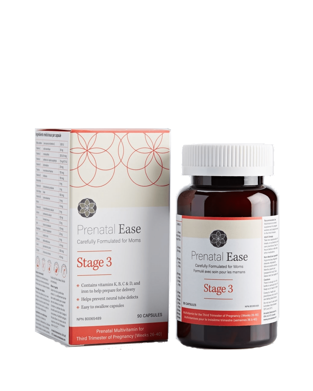 Third Trimester Vitamins | Prenatal Ease-Vitamins-Birth Supplies Canada