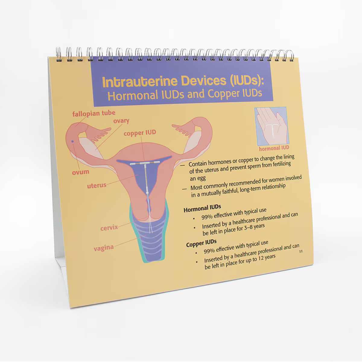 Understanding Birth Control Flip Chart-Teaching Aids-Birth Supplies Canada