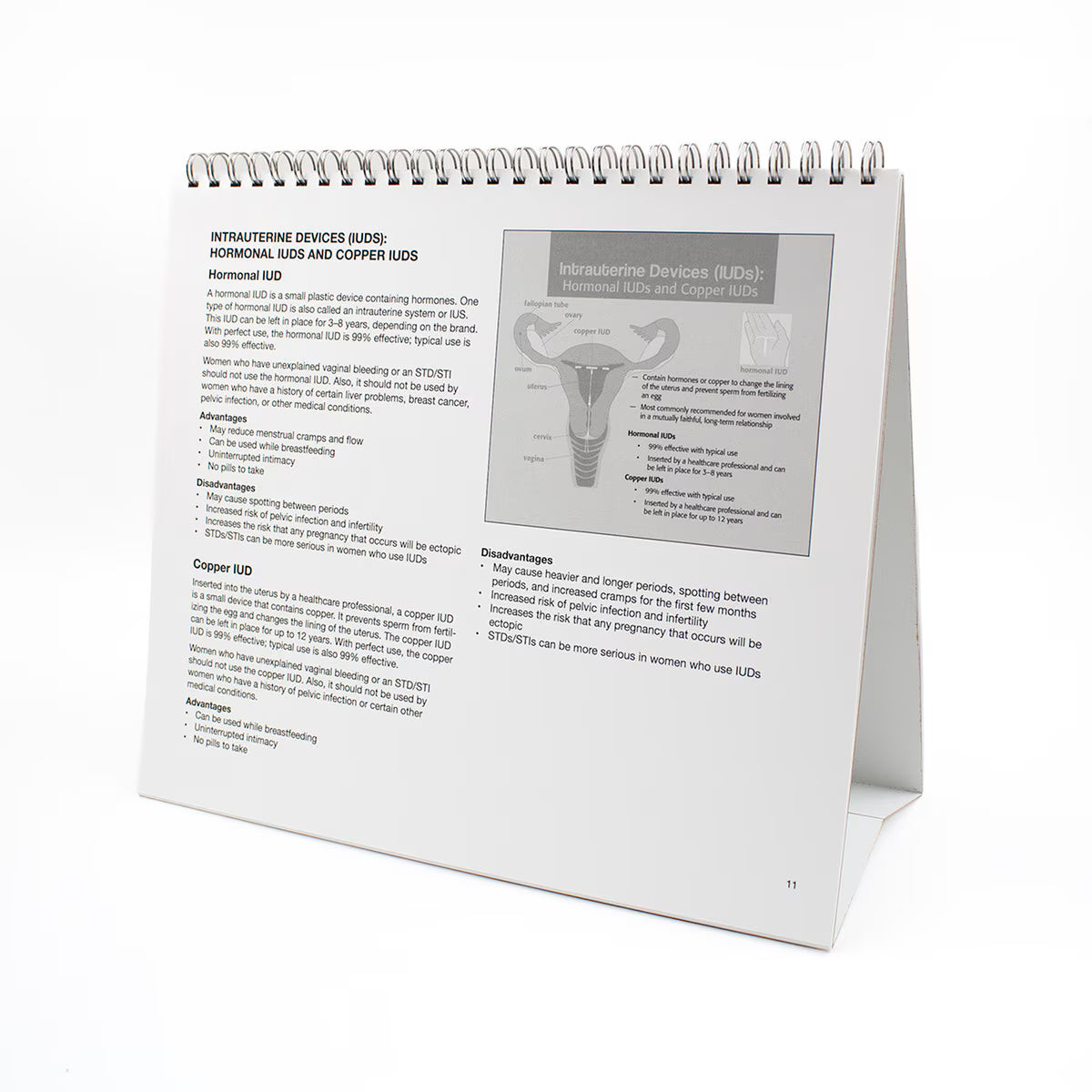Understanding Birth Control Flip Chart-Teaching Aids-Birth Supplies Canada