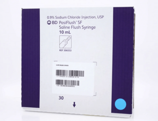 10 mL PosiFlush SF Pre-Filled Saline Flush Syringe (Sterile Field) | BD-IV Solutions-Birth Supplies Canada