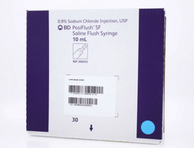 10mL PosiFlush (SF) Saline Syringe | BD-Medical Supplies-Birth Supplies Canada