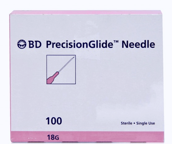 18G Needles PrecisionGlide - Thin Wall | BD-Medical Devices-Birth Supplies Canada