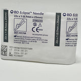 22G BD Eclipse Safety Needle with Pivoting Shield | BD-Medical Devices-Birth Supplies Canada