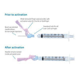 22G BD Eclipse Safety Needle with Pivoting Shield | BD-Needles-Birth Supplies Canada