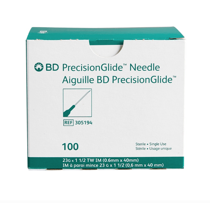 23G PrecisionGlide Needles - Thin Wall | BD-Medical Devices-Birth Supplies Canada