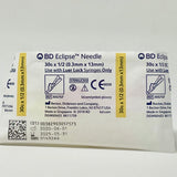 30G BD Eclipse Safety Needle with Pivoting Shield | BD-Medical Devices-Birth Supplies Canada