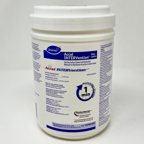 Accel Intervention Wipes AHP Disinfectant (60 Sec Kill Time) 160 Ct-Medical Supplies-Birth Supplies Canada