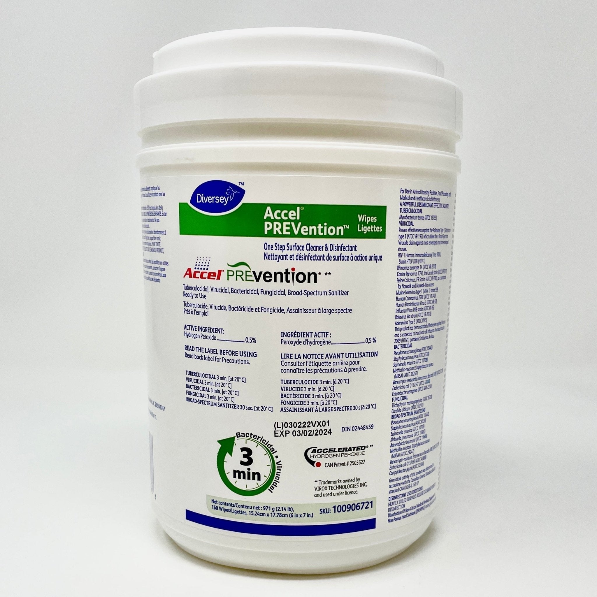 Accel PREVention Disinfectant Wipes-Medical Supplies-Birth Supplies Canada