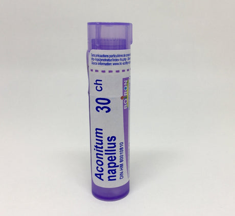 Aconite 30CH Homeopathic Pellets for Sudden Fright & Anxiety | 80 Pellets-Homeopathics-Birth Supplies Canada