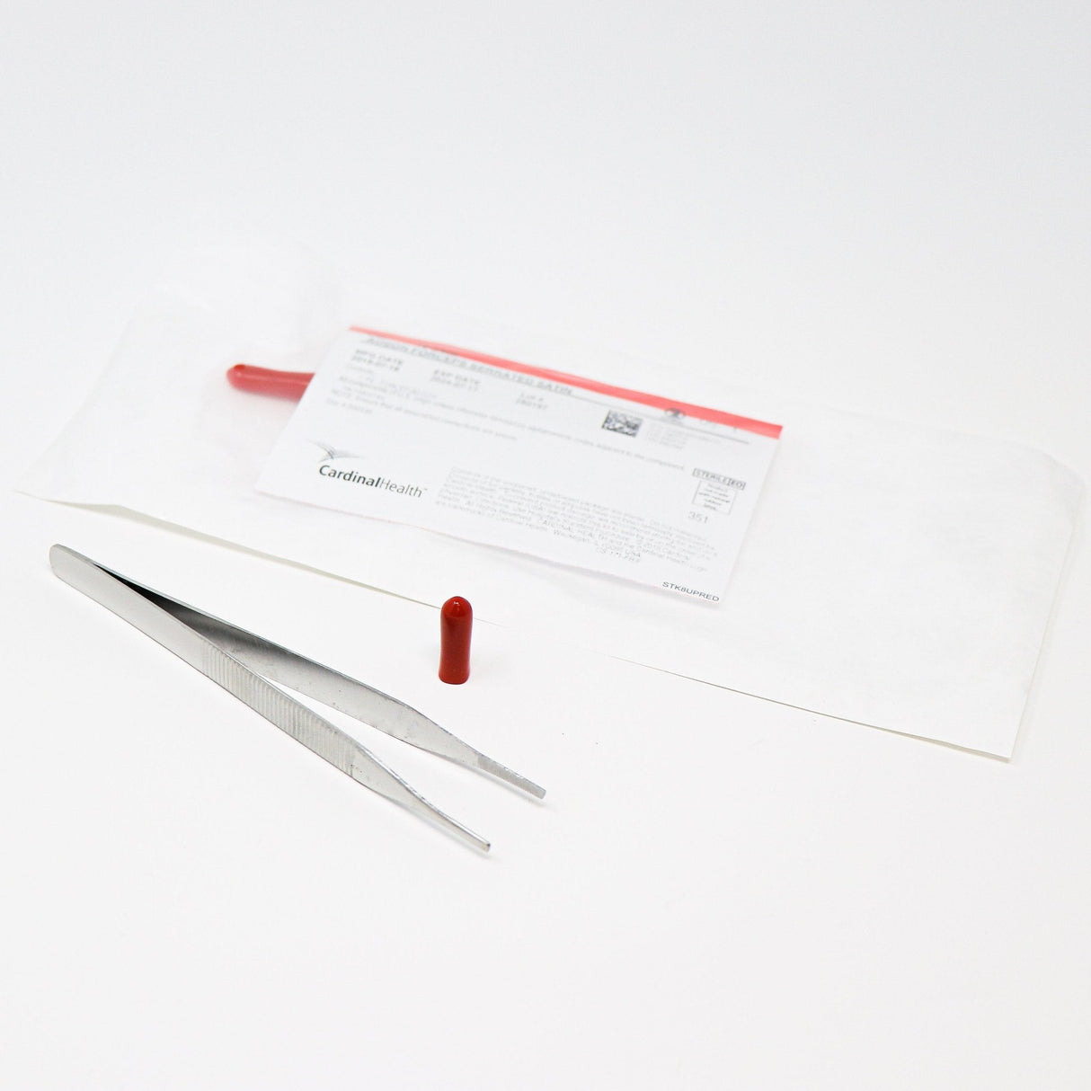 Adson Dressing Forceps Sterile | Serrated Tips, Single-Use-Medical Instruments-Birth Supplies Canada