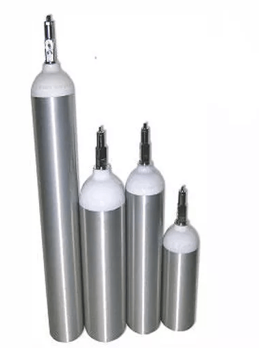 Aluminum Oxygen Cylinders (Empty) | Toggle Post Valve-Medical Equipment-Birth Supplies Canada