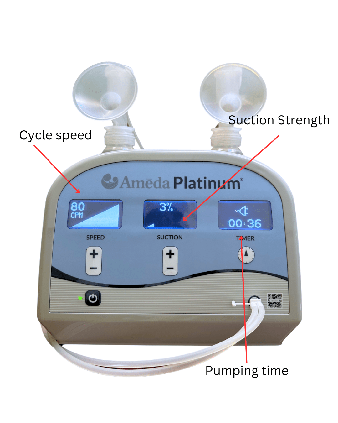 Ameda Platinum® Breast Pump-Lactation Aids-Birth Supplies Canada