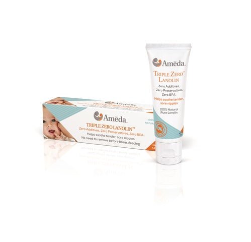 Ameda Triple Zero Lanolin Nipple Cream 35 g Pure Safe for