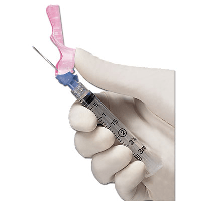 BD Eclipse Safety Syringe 3 mL with Attached 21G Needle | BD-Needles-Birth Supplies Canada
