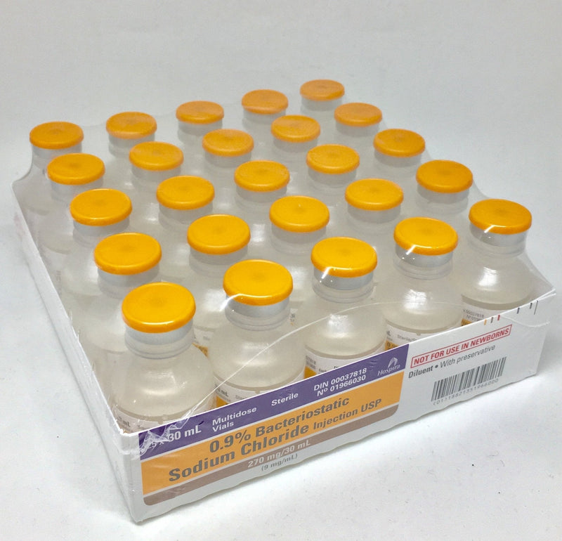 Bacteriostatic Sodium Chloride | Hospira-IV Solutions-Birth Supplies Canada