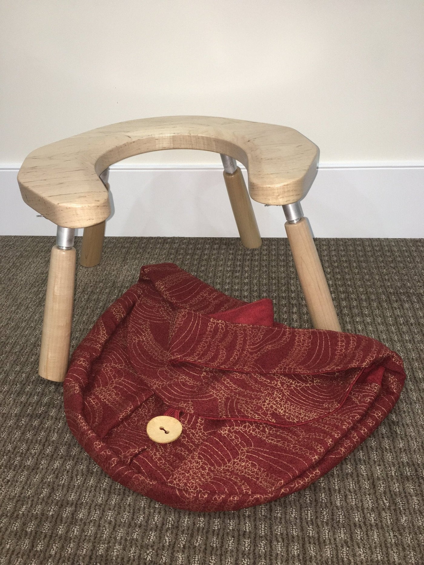 Delivery Stool Birth Stool w/ Removable Legs-Labour & Doula Supplies-Birth Supplies Canada