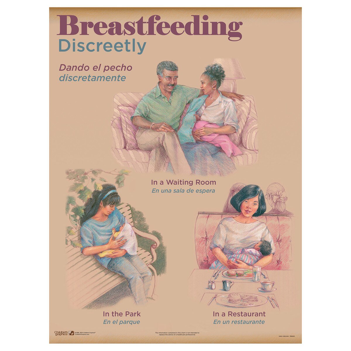 Breastfeeding Chart Set (8)-Teaching Aids-Birth Supplies Canada