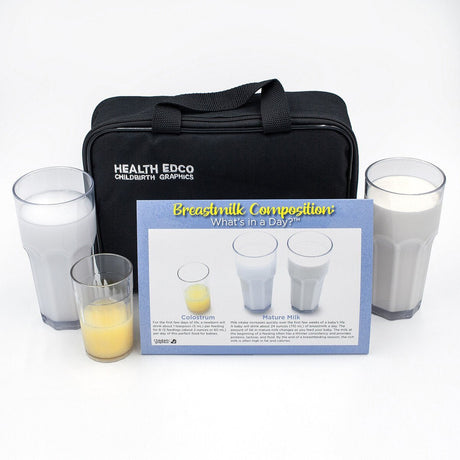 Breastmilk Composition: What's In A Day?™ Display-Birth Supplies Canada